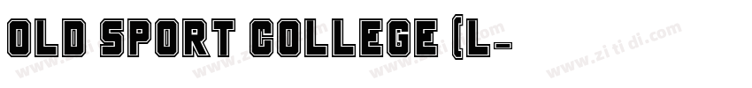 Old Sport College (L字体转换